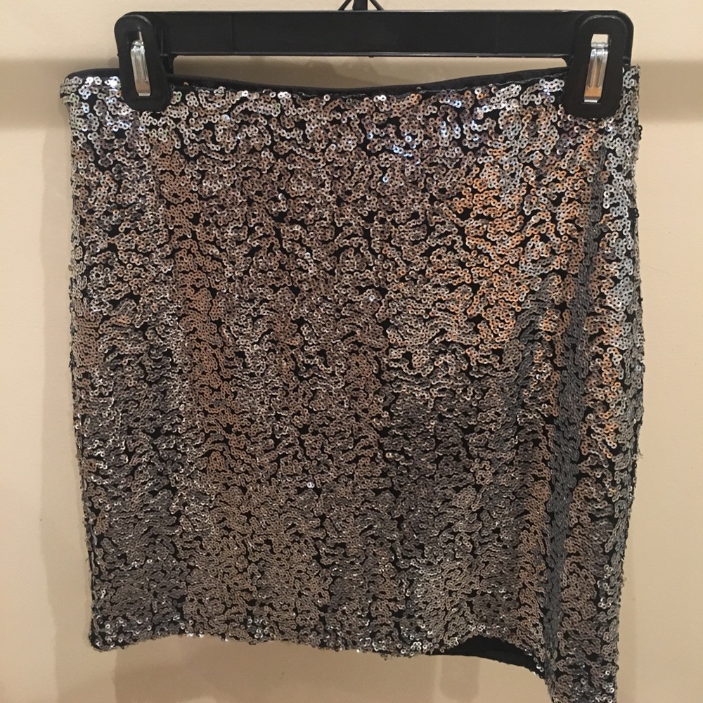 Sparkly short skirt from H&M!